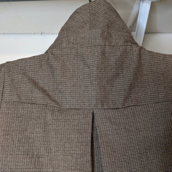 Mossimo Brown Tweed Cape Jacket with Cap Sleeves - Picture 8 of 8